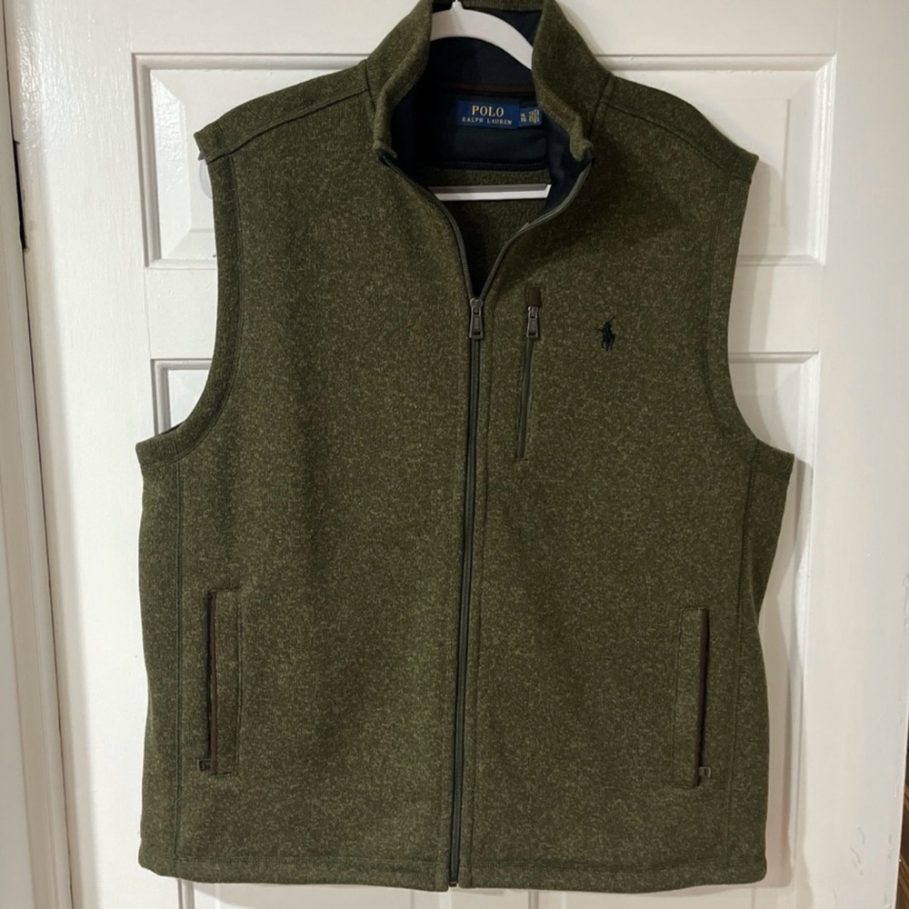 Ralph Lauren Olive Green Vest